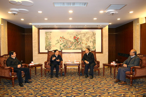 会谈现场