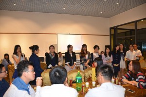 北京大学广东校友会单身联谊会活动现场