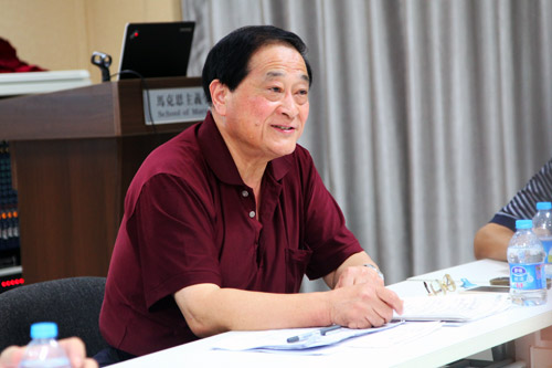 余勇学长作总结发言