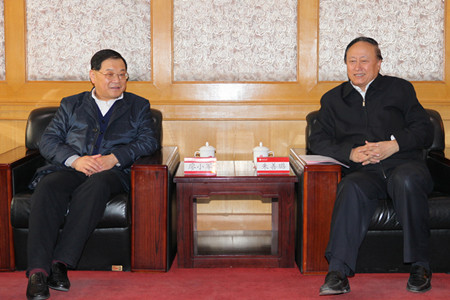 朱善璐会见宁德市委书记廖小军